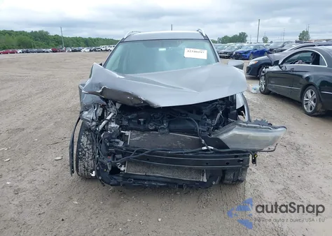 2016 Nissan Rogue Sv из США, поврежденный, VIN KNMAT2MT6GP627492